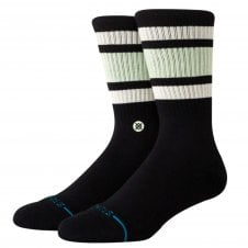 Stance Boyd Black, Mint & White Stripe Men's Socks
