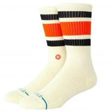 Stance Boyd Ivory, Red & Black Stripe Men's Socks