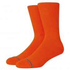 Stance Icon Orange Crew Women's & Men's Socks
