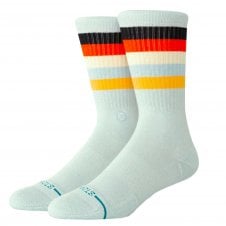 Stance Maliboo Ice Blue, Black, Red, Ivory, Blue & Gold Stripe Men's Socks