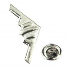 Stealth Bomber Aircraft Plane Pewter English Made Lapel Pin Badge