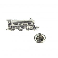 Steam Locomotive Pewter Lapel Pin Badge