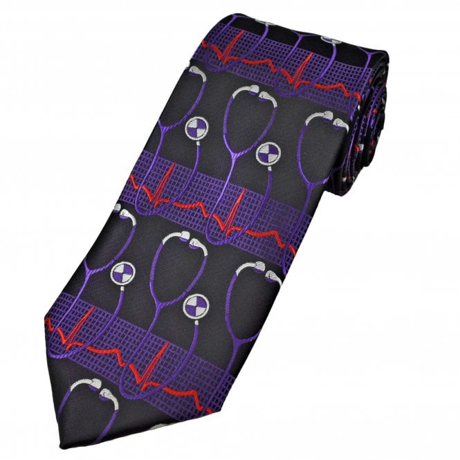 Stethoscopes & Monitor Novelty Tie