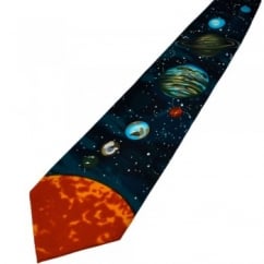 Sun And Planets Novelty Tie