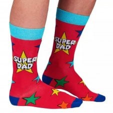 Super Dad Father's Day Gift Men's Novelty Socks