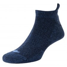 Technical Rambler, Light Comfort Coolmax Cotton Blend Navy Blue Trainer Socks