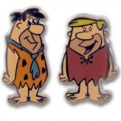 The Flintstones Cufflinks - Fred & Barney