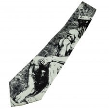 The Thinker "Le Penseur" Silk Men's Novelty Tie