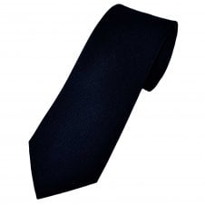 Ties Planet Gold Label Midnight Navy Blue Textured Luxury Silk Men's Tie