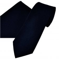 Ties Planet Gold Label Midnight Navy Blue Textured Luxury Silk Men's Tie & Pocket Square Handkerchief Set