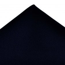 Ties Planet Gold Label Midnight Navy Blue Textured Luxury Silk Pocket Square Handkerchief