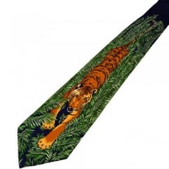 Tiger Prowling Novelty Tie