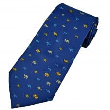 Tortoises Royal Blue Men's Novelty Tie