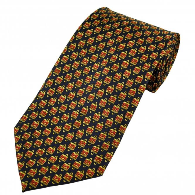 Treble Clef Music Notes Men's Novelty Tie