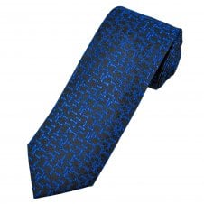 Tresanti Ant Insect Royal Blue on Navy Men's Silk Tie