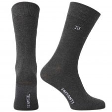 Tresanti Anthracite Grey Melange Bamboo Men's Socks