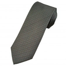 Tresanti Beige Brown & Light Blue Micro Polka Dot Silk Men's Designer Tie