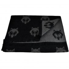 Tresanti Black & Grey Fox Reversible Scarf
