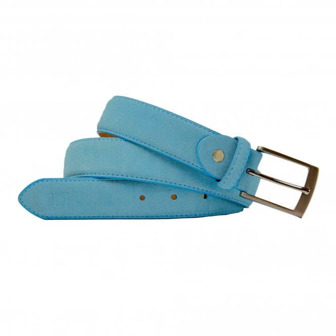 Tresanti Blue Men's Suede Belt