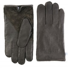 Tresanti Brown Leather Gloves With Suede