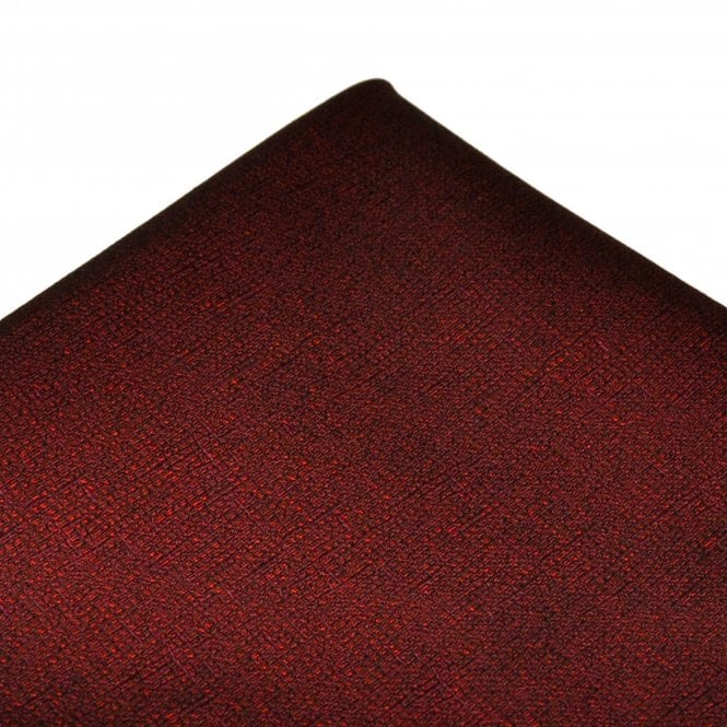 Tresanti Burgundy & Red Patterned Silk Pocket Square Handkerchief