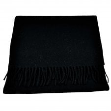 Tresanti Celeste 100% Finest Mongolian Virgin Wool Plain Navy Scarf