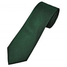 Tresanti Celeste Black & Green Dots Pattern Men's Silk Tie