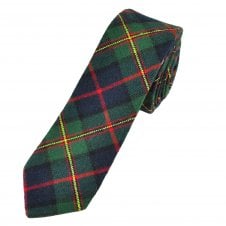 Tresanti Celeste Bottle Green, Navy Blue, Red & Yellow Check 100% Cotton Men's Tie
