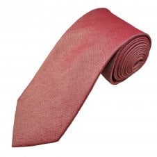 Tresanti Celeste Coral Red Silk Blend Men's Tie
