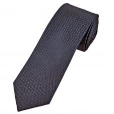 Tresanti Celeste Dark Olive Green, Cobalt Blue & Silver Micro Pattern Men's Silk Tie