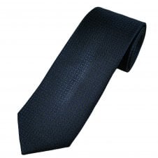 Tresanti Celeste Khaki Green, Royal & Navy Blue Oval Patterned Silk Men's Designer Tie