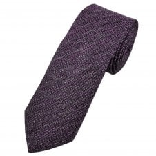 Tresanti Celeste Light Purple, Black & Silver Men's Designer Tie