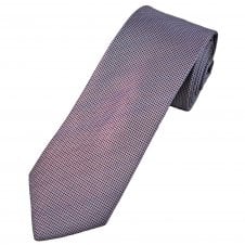 Tresanti Celeste Lilac & Red Micro Pattern Men's Silk Tie