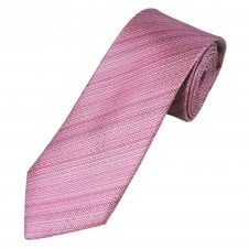 Tresanti Celeste Magenta, Pink & Silver Chevron Patterned Men's Silk Tie