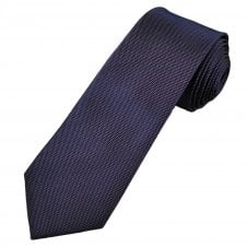 Tresanti Celeste Navy Blue & Bright Pink Micro Pattern Men's Silk Tie