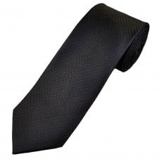 Tresanti Celeste Navy Blue & Brown Pattern Men's Silk Tie