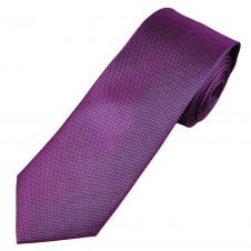 Tresanti Celeste Navy Blue & Cerise Pink Patterned Men's Silk Designer Tie