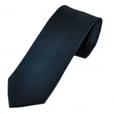 Tresanti Celeste Navy Blue Micro Checked Patterned Men's Silk Designer Tie
