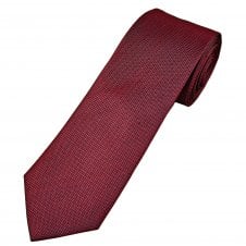 Tresanti Celeste Navy Blue & Red Micro Pattern Men's Silk Tie