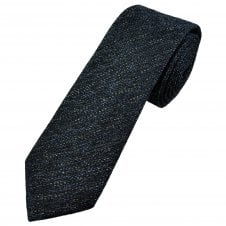 Tresanti Celeste Navy, Blue & Silver Woven Pattern Men's Silk Designer Tie