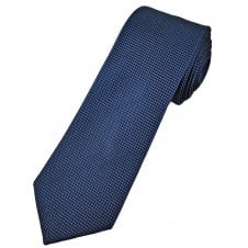 Tresanti Celeste Navy, Cobalt Blue & Pink Micro Pattern Men's Silk Tie