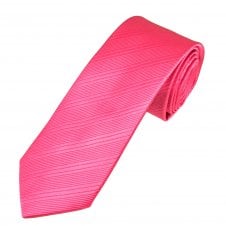 Tresanti Celeste Pink Self Striped Men's Silk Designer Tie