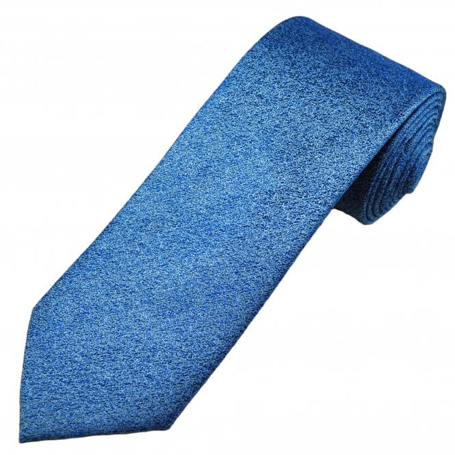 Tresanti Celeste Shades of Blue Patterned Men's Silk Designer Tie