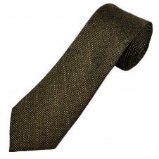 Tresanti Celeste Shades Of Brown Micro Pattern Men's Silk Tie