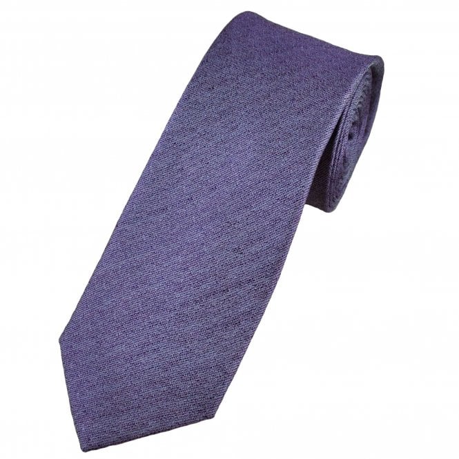 Tresanti Celeste Shades Of Purple Narrow Men's Silk Tie