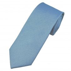 Tresanti Celeste Sky Blue Silk Blend Men's Tie