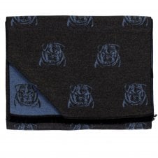Tresanti Dark Grey & Blue Bulldog Scarf