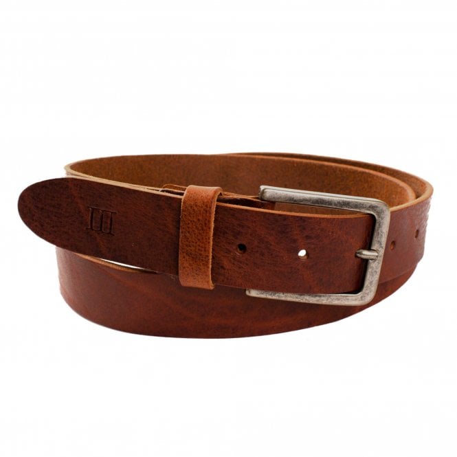 Tresanti Ebby Oxblood Men's Full Grain Italian Leather Belt