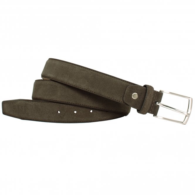 Tresanti Esra Dark Brown Men's Suede Belt
