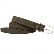 Tresanti Esra Dark Brown Men's Suede Belt